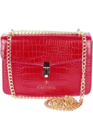 EGON VON FURSTENBERG LIV 1222 croco dames luxe crossbodytas / schoudertas