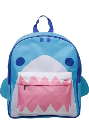 Puckator Super leuke schooltas, rugzak logeertas rugtas voor kinderen kids stevig met stevige verdikte rugbanden Haai / Haaien.