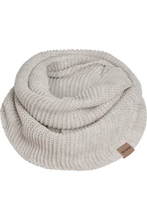 Knit Factory Jamie Gebreide Colsjaal - Ronde Sjaal - Nekwarmer - Wollen Sjaal - colsjaal - Dames sjaal - Heren sjaal - Unisex - - One Size