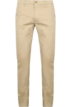 Suitable Chino broek Plato Ecru