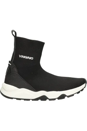 Vingino Gino Hoge sneakers - Jongens - Zwart