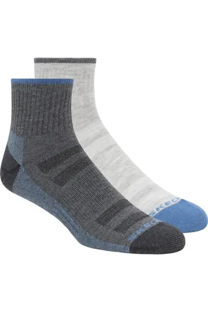 Skechers 1/2 Terry Trail Qtr Crew Heren Sokken - - One Size