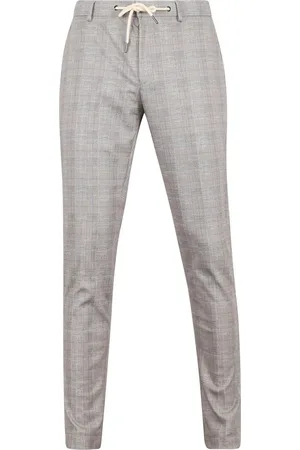 Suitable Dace Jersey Pantalon Ruit Lichtbruin