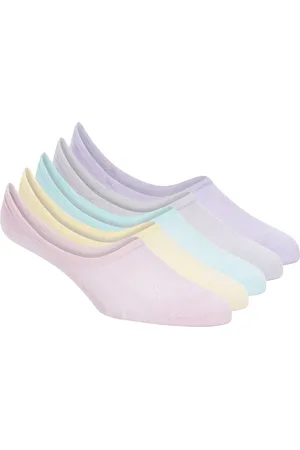 Skechers 5-Pack Women Non Terry Semi Microfiber Liner Dames Sokken - /Wit - One Size