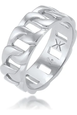 Kuzzoi Heren Ring Heren Statement Massief Trend Cool geoxideerd in 925 Sterling Zilver