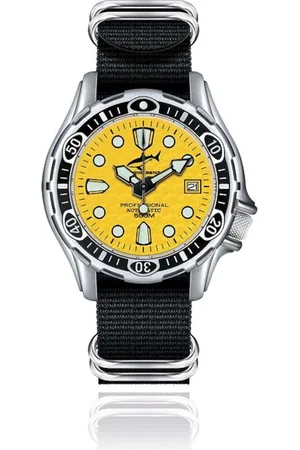 Chris Benz Dames, Heren, Unisexhorloge CB-500A-Y-NBS automatisch, duikershorloge