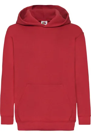 Fruit Of The Loom Kinder Unisex Sweatshirt Met Capuchon / Hoodie