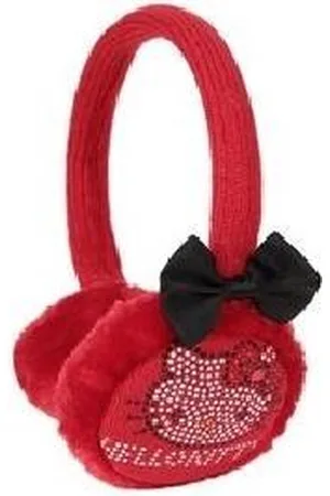 Hello Kitty Meiden rode oorwarmers