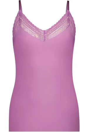 Ten Cate Secrets Spaghetti Top Lace Mulberry - maat S