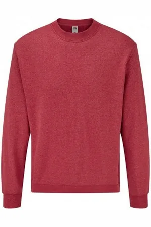 Fruit Of The Loom Heren Klassieke Drop Schouder Sweatshirt
