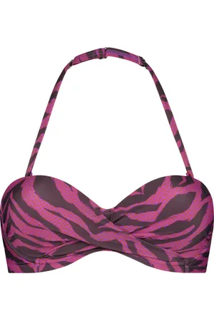 Beachlife Zigzag Zebra multiway bikinitop