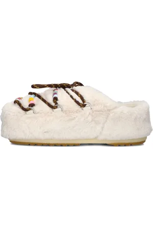 Moon Boot Mule Faux Fur Beads Boots Dames -