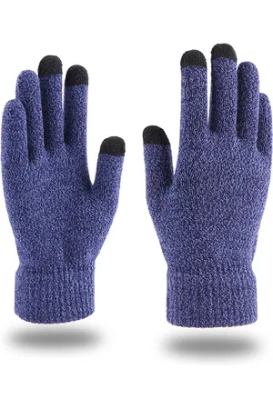 Merkloos Winter gebreide handschoenen - warme en dikke touchscreen handschoenen - heren en dames fluwelen en dikke handschoenen - gebreide stretch handschoenen - geschikt voor fietsen, motoren, sporten en wandelen