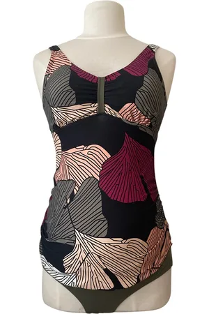 Les Ultraviolettes LES ULTRA VIOLETTES BADPAK/TANKINI MAHÃƒÂ© Nenuphar (waterlili, lotus) "Color: NENUPHAR","Size: 42"