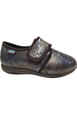 Q-Fit Geneve 2 Blue Silver Dames Verbandpantoffels - Blauw - 40