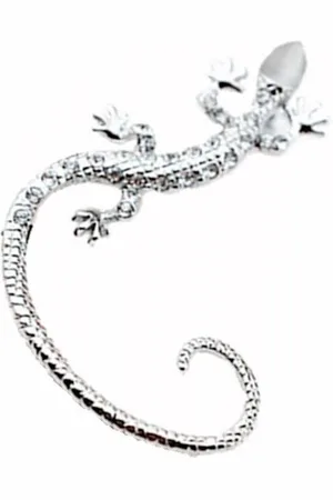 Bijoux by Ive Oorhanger - Hagedis - Gecko - - met steentjes
