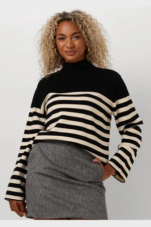 Minus Lupi Stripe Knit Pullover Truien & vesten Dames - Sweater - Hoodie - Vest-