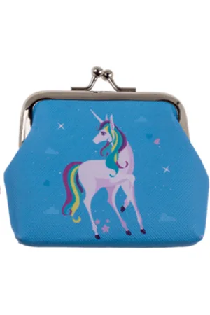 Merkloos Kinder portemonnee meisje - Eenhoorn - Cadeau onder 10 euro - 9 x 8cm - - Gratis Verzonden