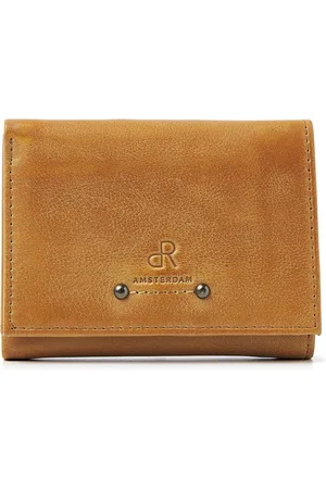 dR Amsterdam Creditcard etui | Compacte Leren Heren Portemonnee | Portemonnee | Heren portemonnee | Kleine heren portemonnee | Billfold | Pasjeshouder | 9 Creditcardvakken en Briefgeldvakken | RFID | Tampa - 93623 Yellow
