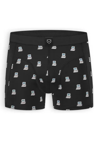 A-dam Computer - Boxershort - Biologisch Katoen - Onderbroek - Ondergoed - Heren - Volwassenen - Zwart - XXL