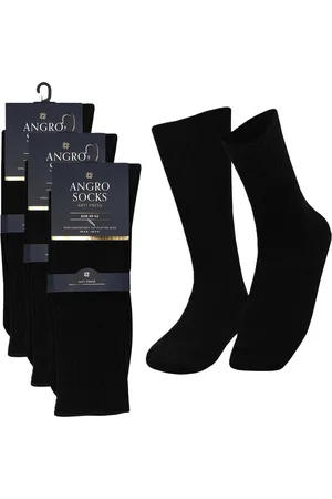 Apollo Senioren herensokken - 3x - - niet knellend - maat 39/42 - anti pres sokken - acryl/wol