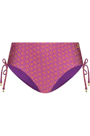 Ten Cate Bikini Broekje Strik Midi Coral - maat 38 - /Paars