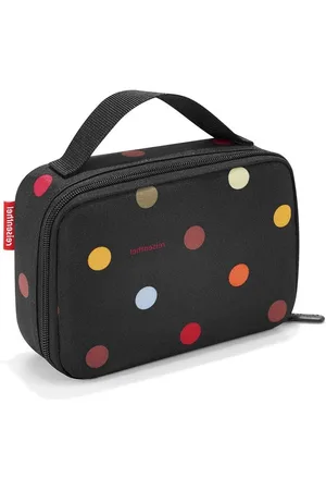 Merkloos Thermocase kleine koeltas voor cosmetica medicijnen snacks zwart waterafstotend 20 cm Reistas.
