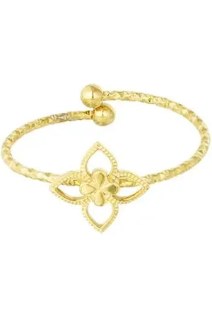 Yehwang Klaver Ring - - Bloem - Geluk - Cute - Jewelleries.nl - Dames - Waterproof - Stainless Steel