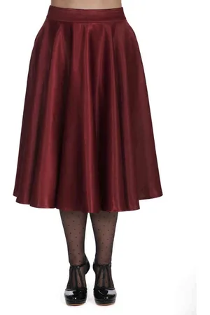 Banned Retro Hazel Satin Sparkle Rok - L