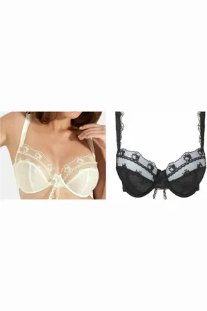 Panache Lingerie Eliza BH - underwired balconnet bra - roze - maat F85