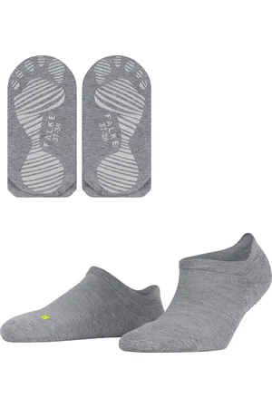 Falke Cool Kick anatomische pluche zool functioneel garen sneakersokken Dames grijs
