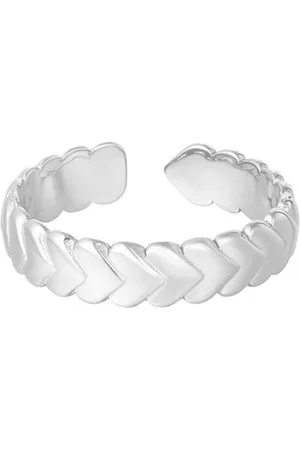 Yehwang Ring hartjes - - stainless steel