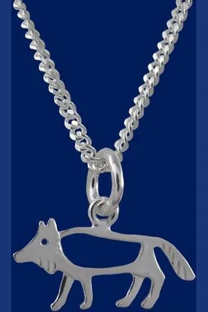 AuBor ®, Hanger. Kleine zilveren wolf.