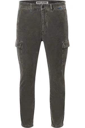 Mac Mac Chino Griffin Cargo Antraciet