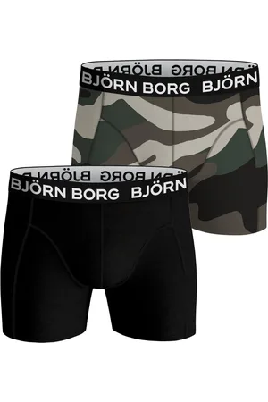 Björn Borg Heren Boxershorts 2-pack – Zwart en Camouflage maat XS Mannen