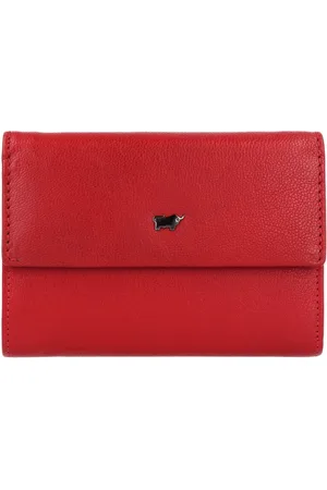 Braun büffel Braun Büffel Leren Portemonnee Anna RFID 15CS Zip Wallet Rood