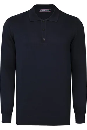 Felix Hardy Gebreide Polo Trui - Polo Kraag - Sweater - 100% Katoen Heren - S