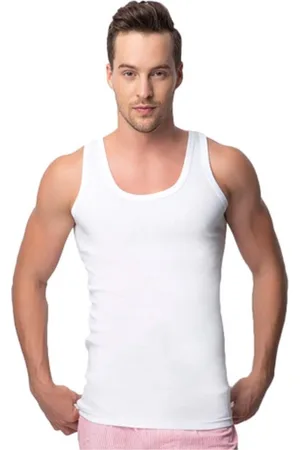 Merkloos 3 pack Heren Singlet Onderhemd - bydonex® - 100% Katoen - - XXL