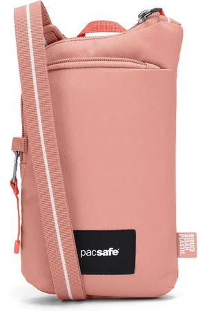 Pacsafe GO Tech Crossbody - Anti-diefstal Tas - RFID-blokkerend - 6 Kaartsleuven en Telefoonvak - Penlus - Crossbody Waterdicht - Beveiligde Tas - Festival Tas - Reistas