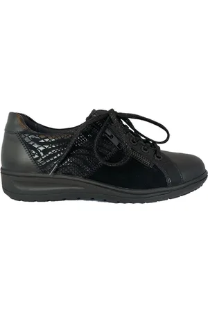 Solidus Zwarte Veterschoenen Heaven Wijdte H