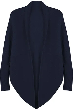 Jimmy Sanders Gerbreide Dames Bolero - Bolero Dames Vest - 3/4 Mouw - Gebreid Damesvest - Batwing Vest Dames - Xs-S