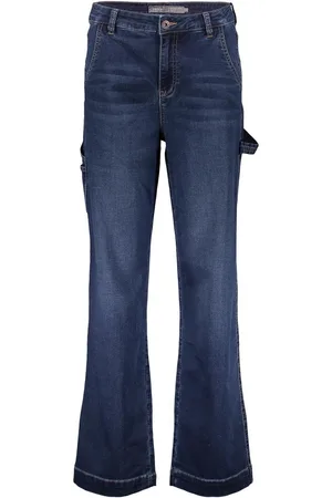 Geisha Jeans Highrise Jeans Carpenter 41521 10 Blue Denim Onewah Dames
