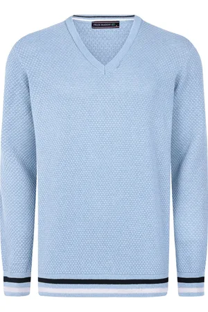 Felix Hardy V-Neck Sweater - V Trui - 100% Katoen Heren - M