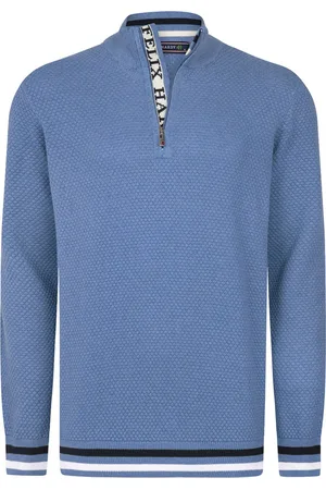 Felix Hardy Trui Met Halve Rits - Sweater - Schipperstrui Met Rits - 100% Katoen Heren - L