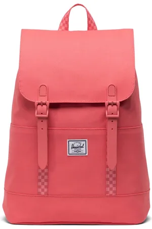 Herschel Retreat Small - / Nieuw voor 2022 - gemaakt van gerecycleerde PET flessen - damesrugzak - met 13"/14" laptopsleeve en magnetische sluiting / Beperkte Levenslange Garantie / Roze