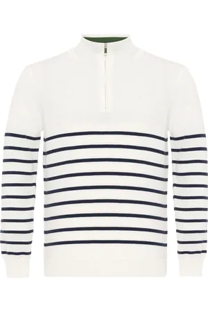 Felix Hardy Trui Met Halve Rits - Sweater - Schipperstrui Met Rits - 100% Katoen Heren - 2Xl