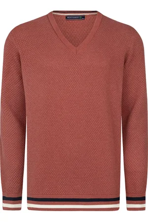 Felix Hardy V-Neck Sweater - V Trui - 100% Katoen Heren - Xl