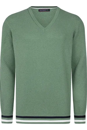 Felix Hardy V-Neck Sweater - V Trui - 100% Katoen Heren - L