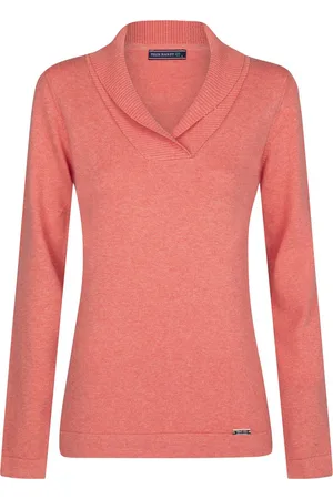 Felix Hardy Sjaalkraag Trui - Sweater %100 Katoen Dames - L
