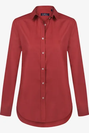 Jimmy Sanders Overhemd - Overhemden - Blouse - 100% Katoen Dames - M